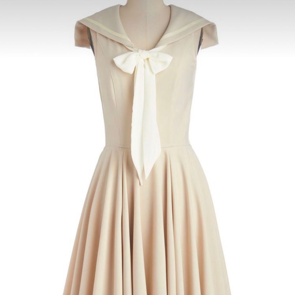 Sea Shanty Singing Dress in Cream -from ModCloth - Picture 8 of 11